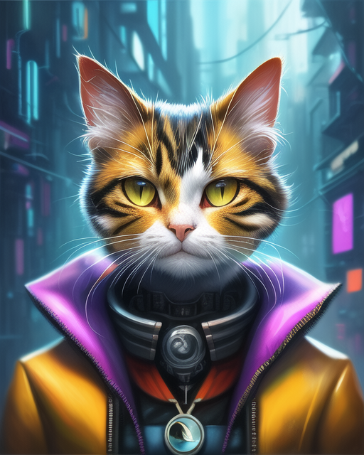 22328-843197413-highly detailed, best quality, oil painting, cyberpunk cat, portrait, masterpiece.png